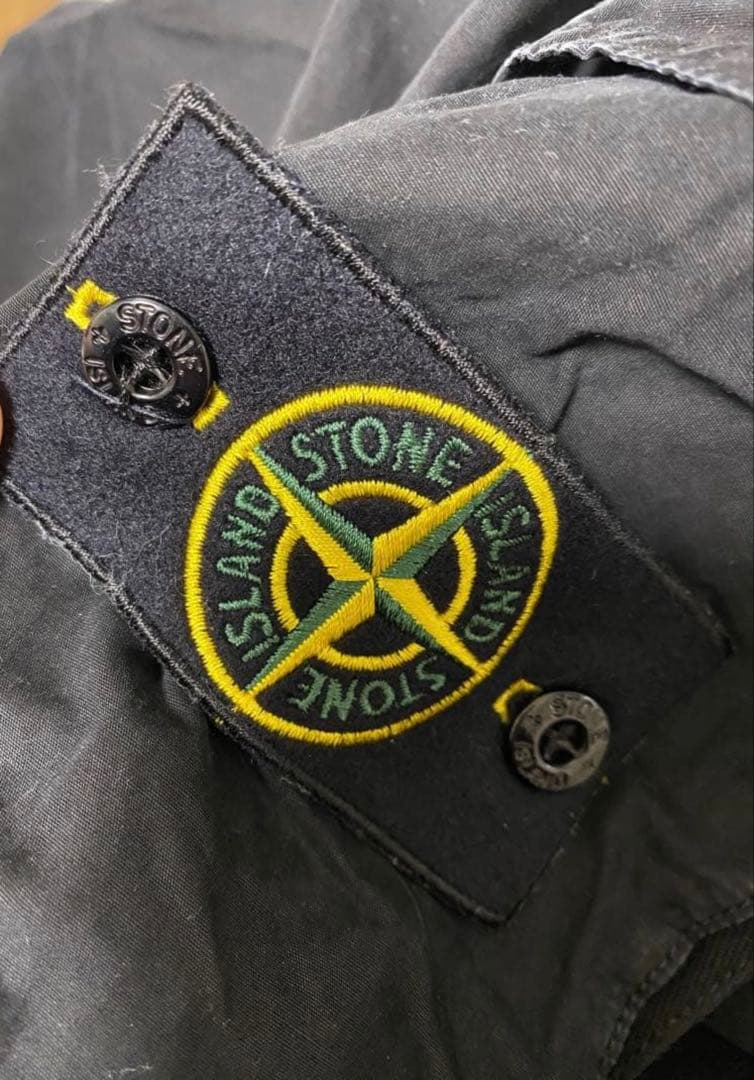 Stone  ブラックカーゴパンツ　ストーンアイランド