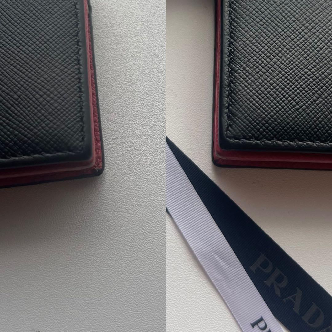 327 美品 PRADA プラダ 名刺入れ カードケース 財布