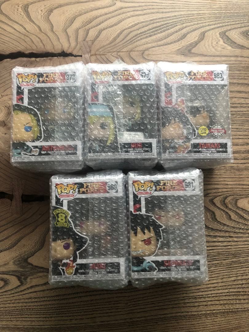 新品未開封バラ売り不可 炎炎ノ消防隊 フィギュア ガチャポン FunkoPOP!