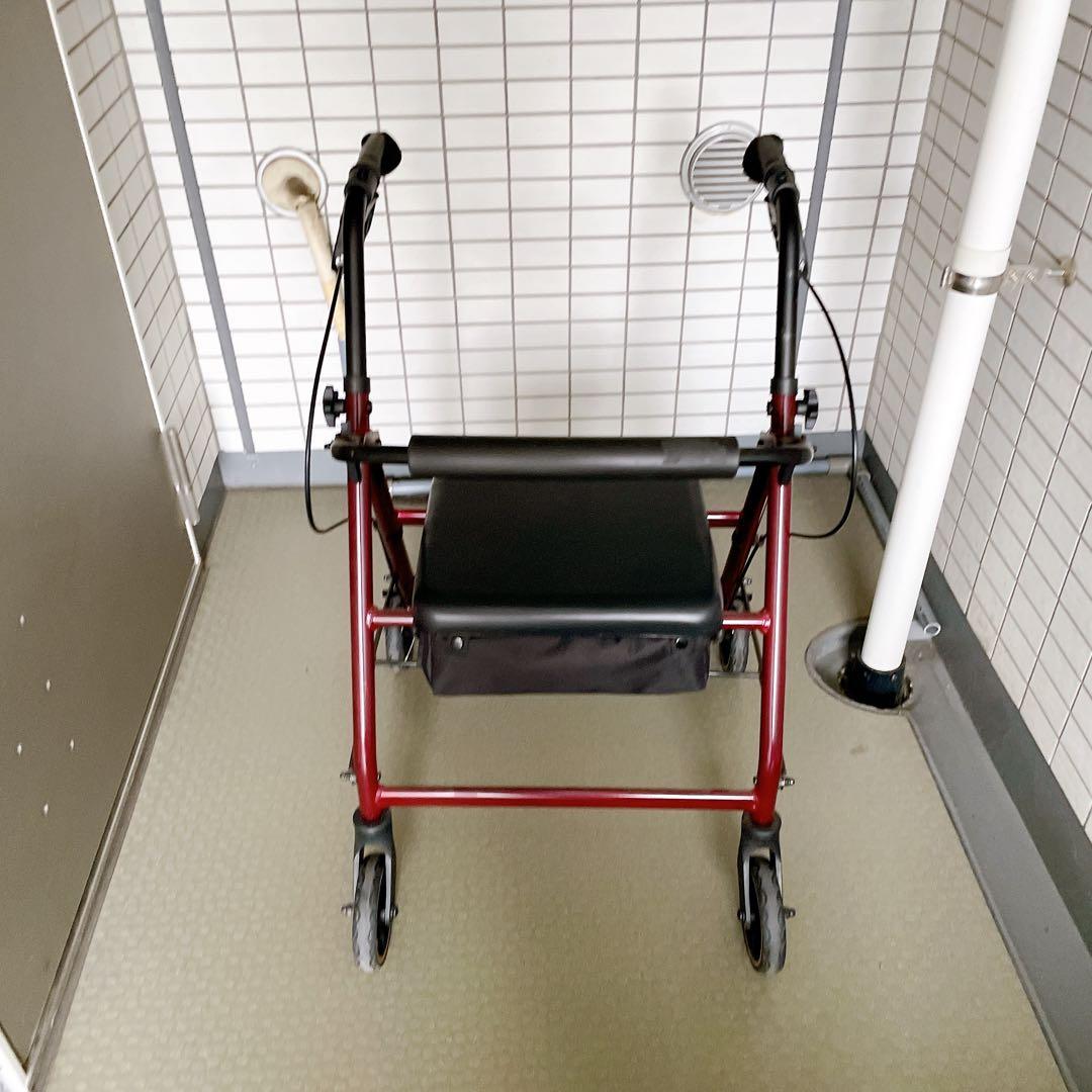 HAIBOO 歩行器 高齢者用 折りたたみ 軽量 低め 座れる シルバーカー