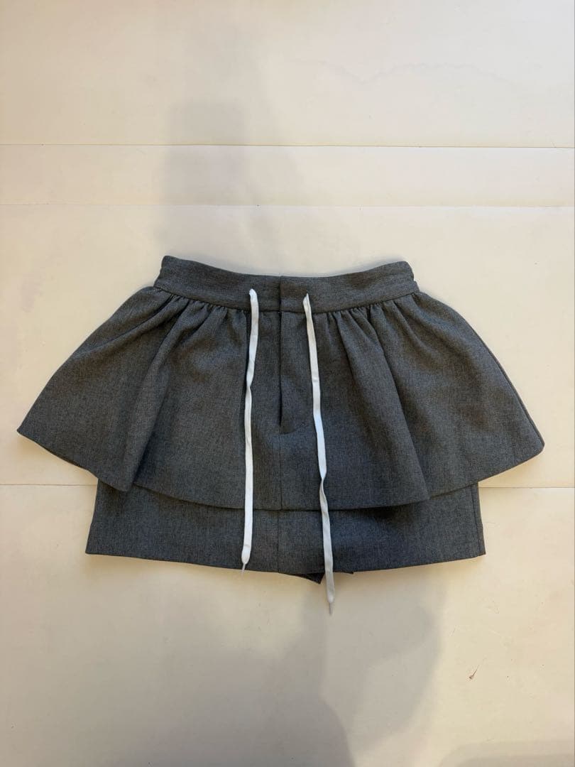 the toe Brixton track skirt グレー　M