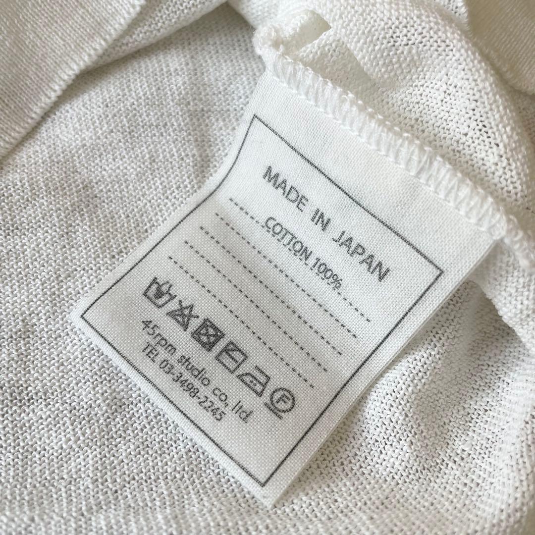 45R 極美品 ギマニットの45星Tシャツ 2 白