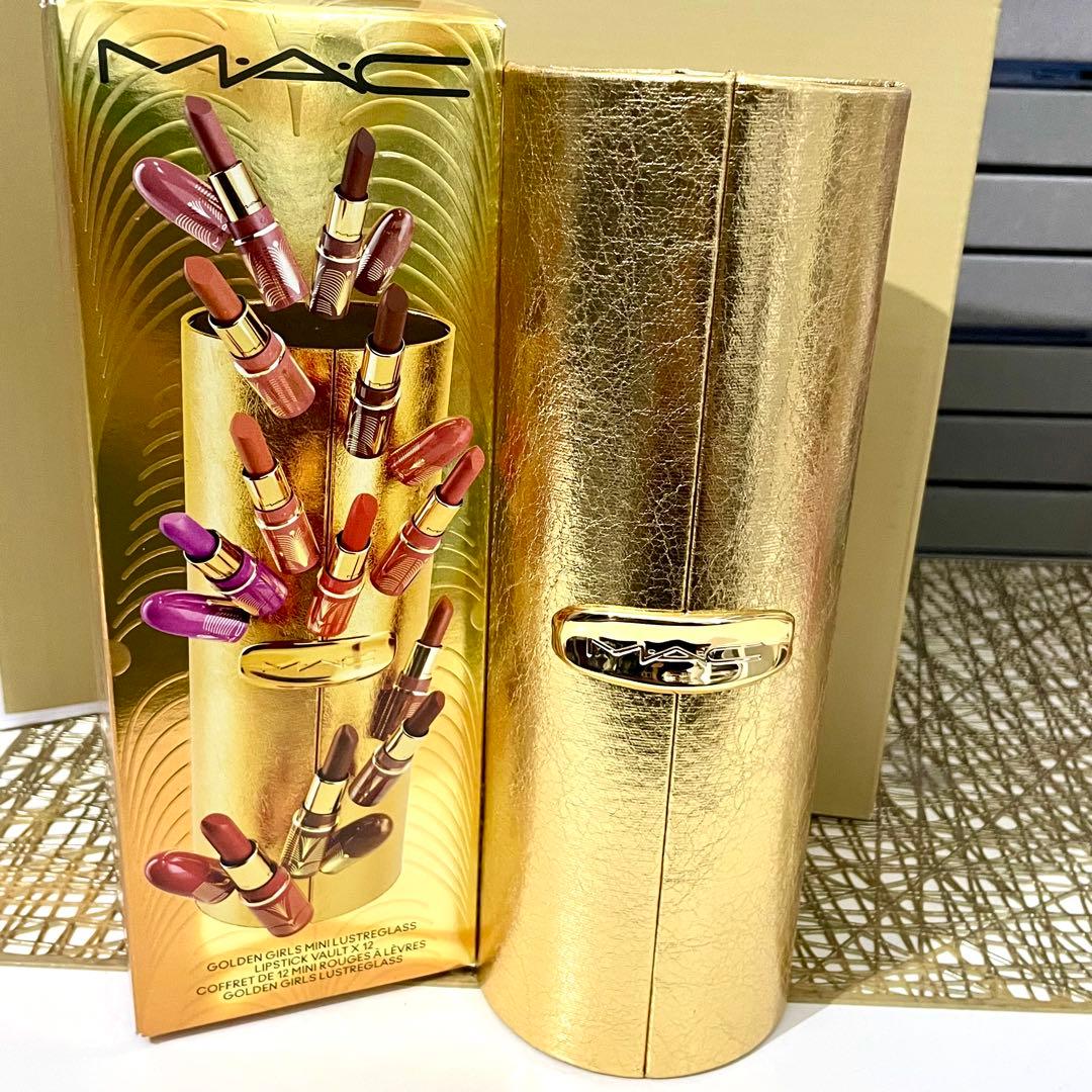 MAC マック　2024 ホリデー限定　ミニリップ12本セットとケース