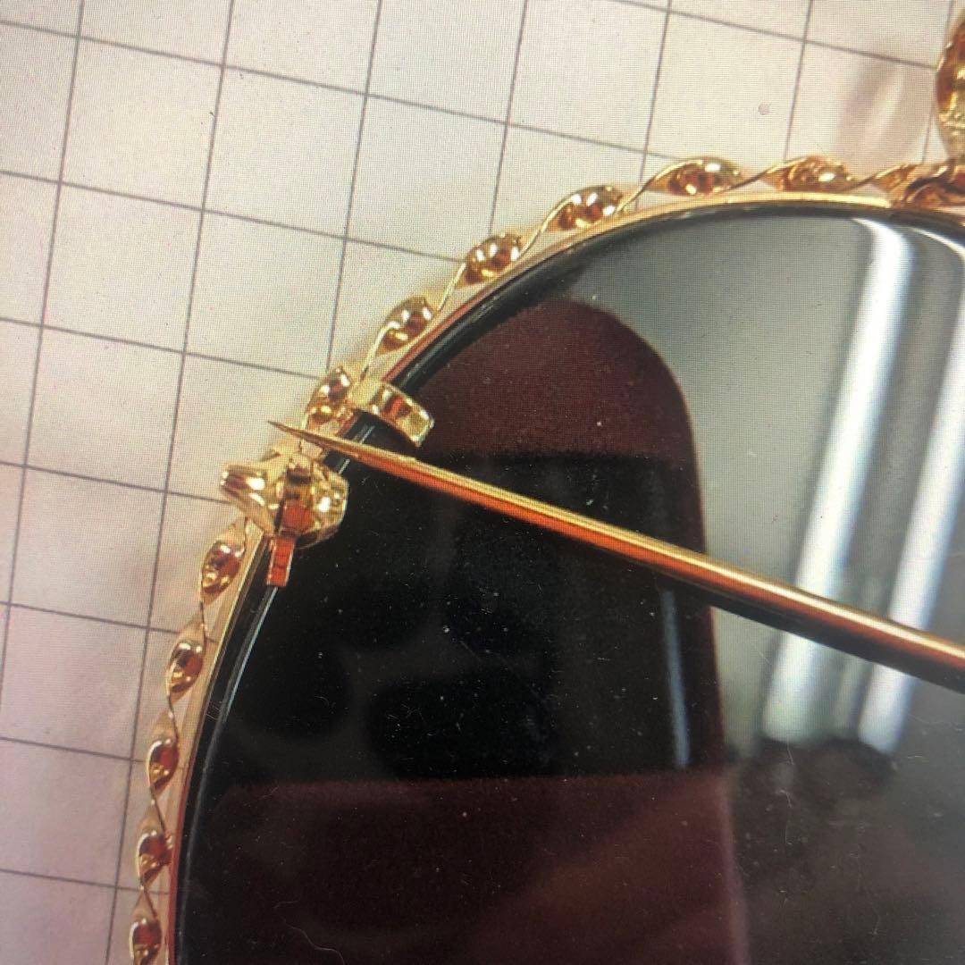 カメオ　18k ブローチ