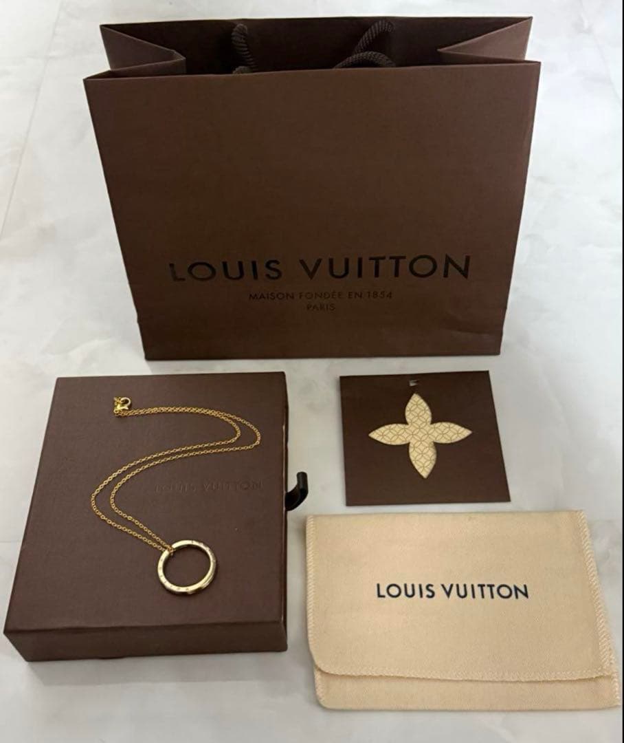 極美品‼️ louis vuitton ルイヴィトン リングネックレス【正規品】