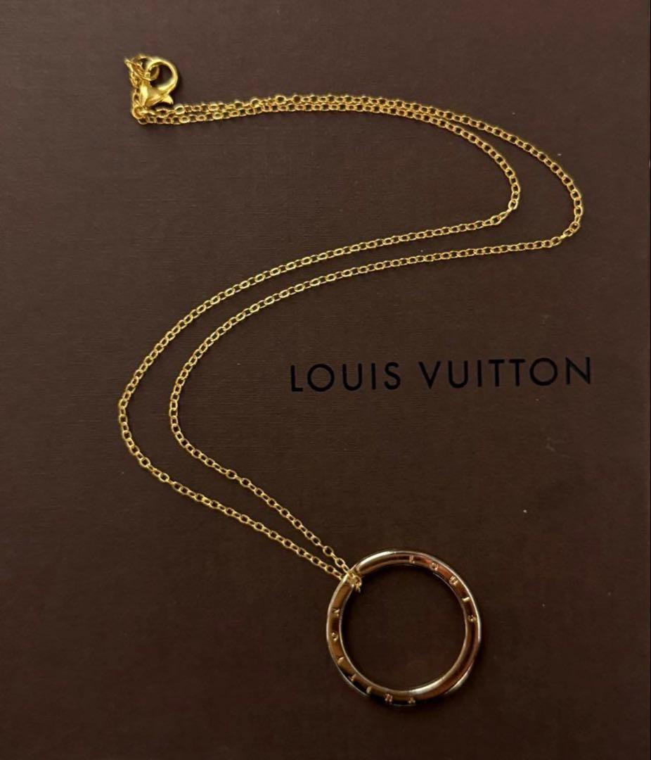 極美品‼️ louis vuitton ルイヴィトン リングネックレス【正規品】