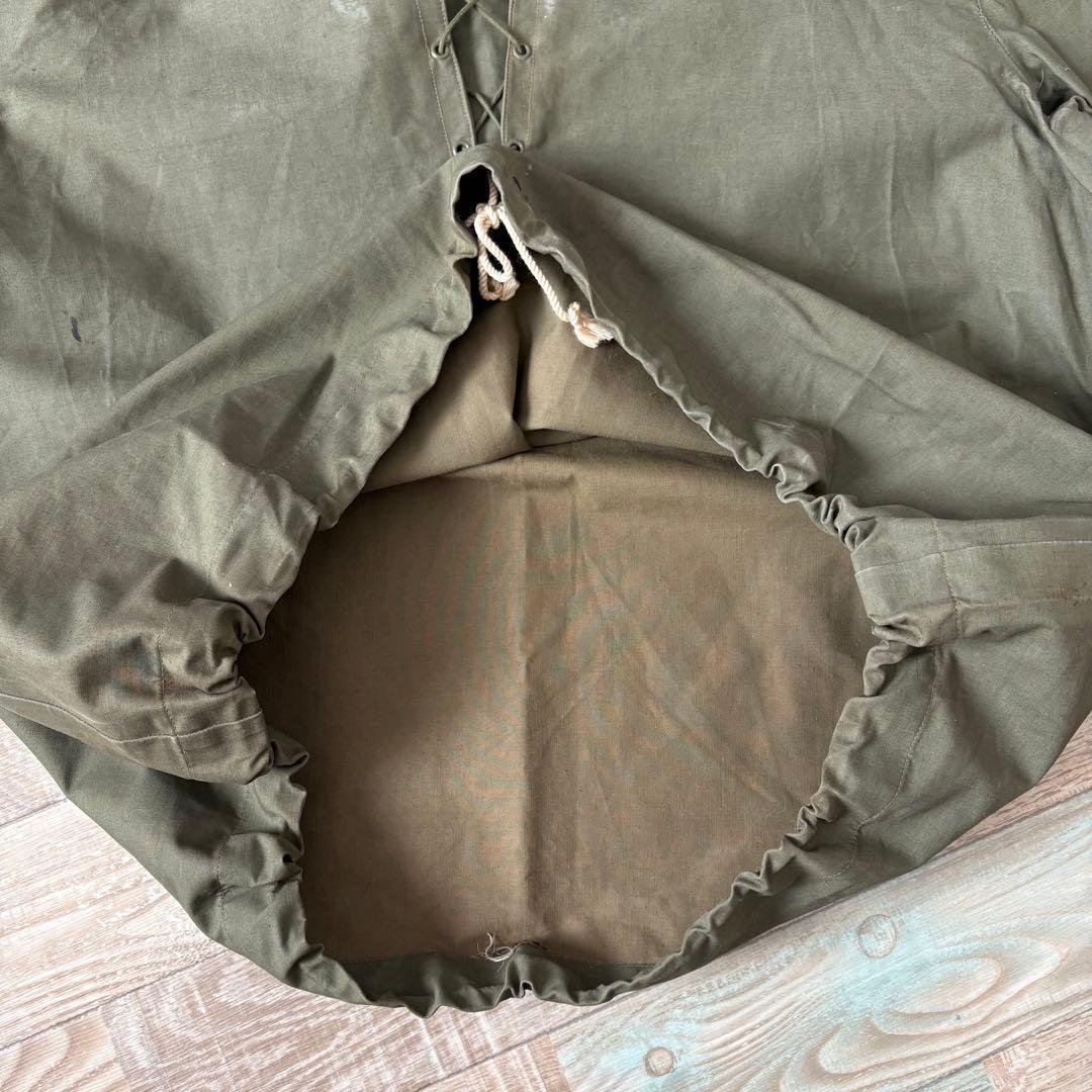 USN レインパーカー デッキパーカー プルオーバー ゴム引き XL相当