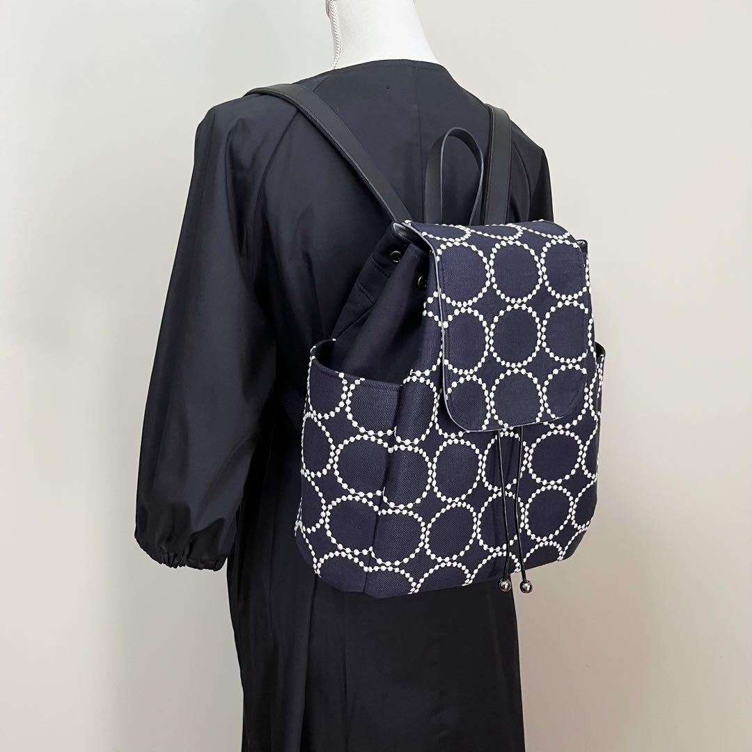 ミナペルホネン　ハンドメイド　リュック　tambourine