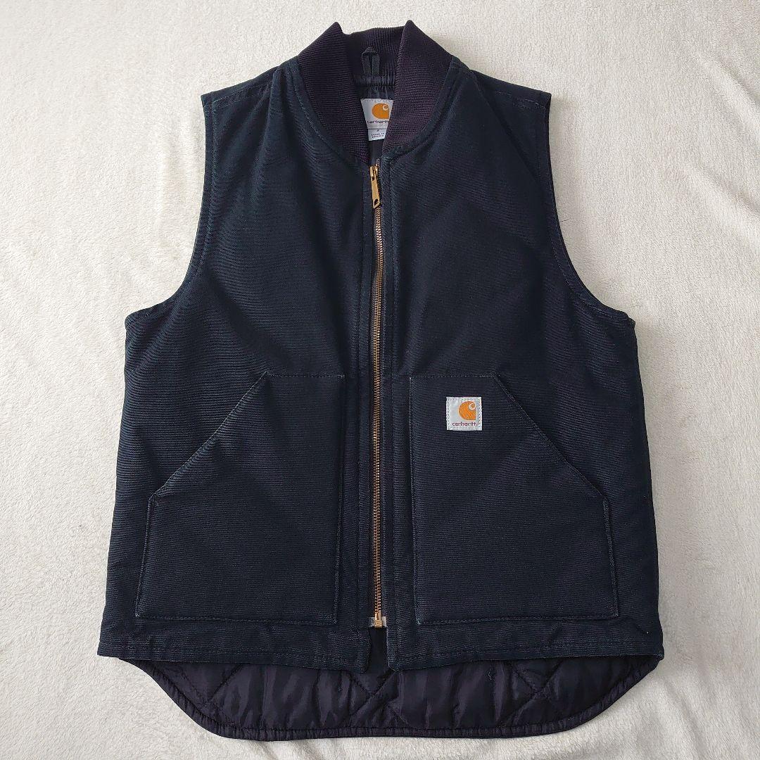 Carhartt　ダックベスト　ブラック　メキシコ製　Ｓサイズ