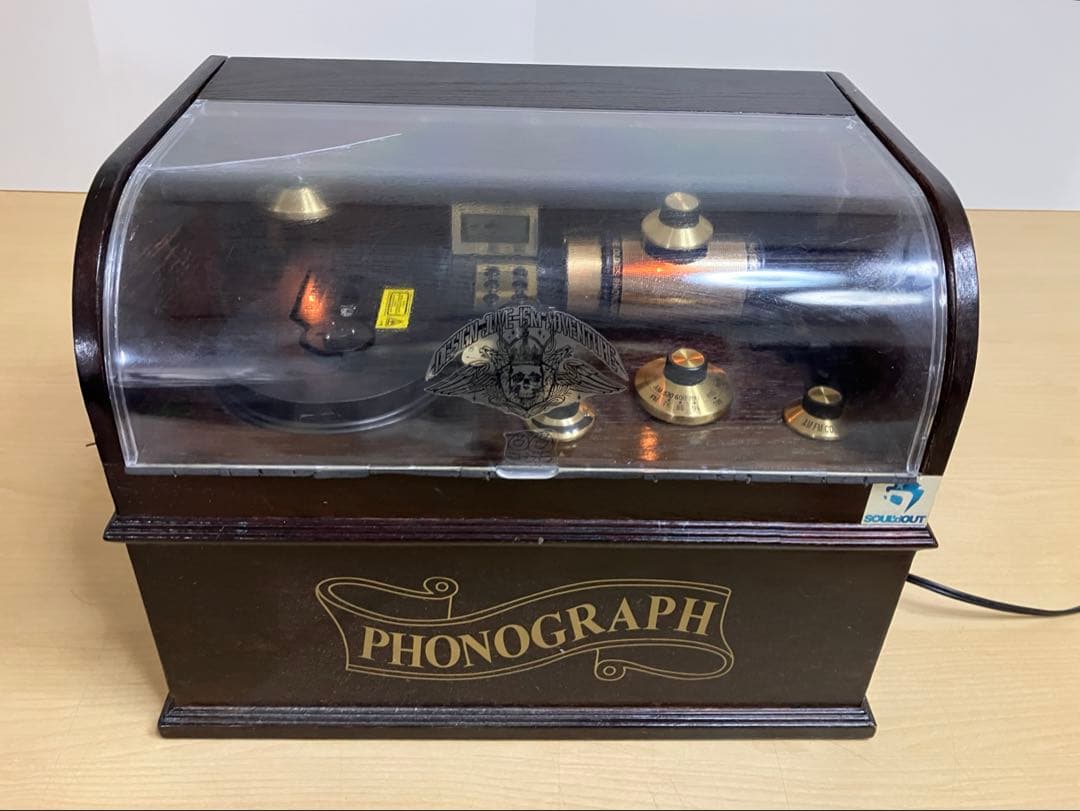 希少　PHONOGRAPH 蓄音機型　CDプレイヤー　箱付き