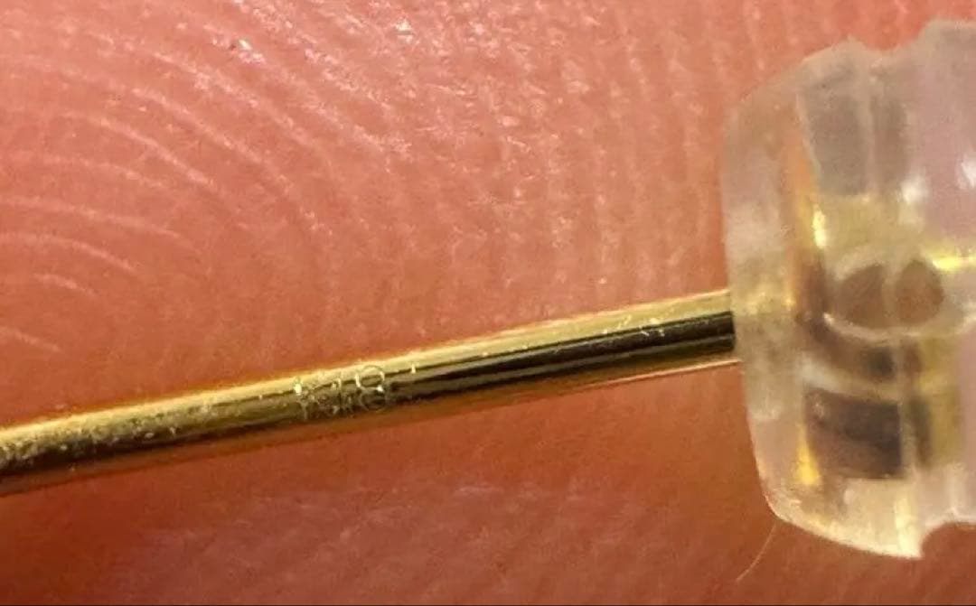 K18 天然ガーネットネックレスとピアスセット