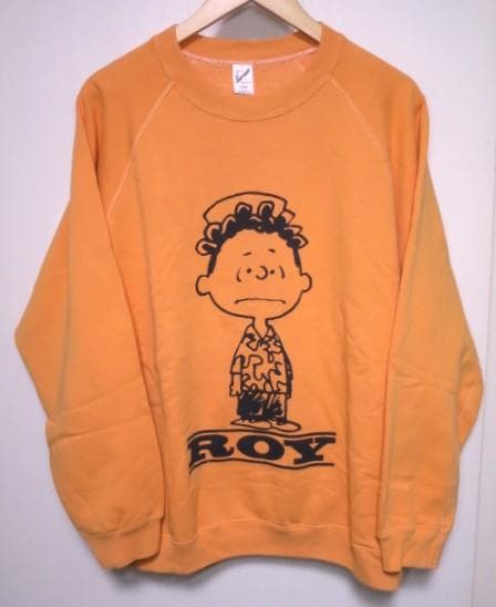 PEANUTS × SPORTSWEAR スウェット L オレンジ ROY