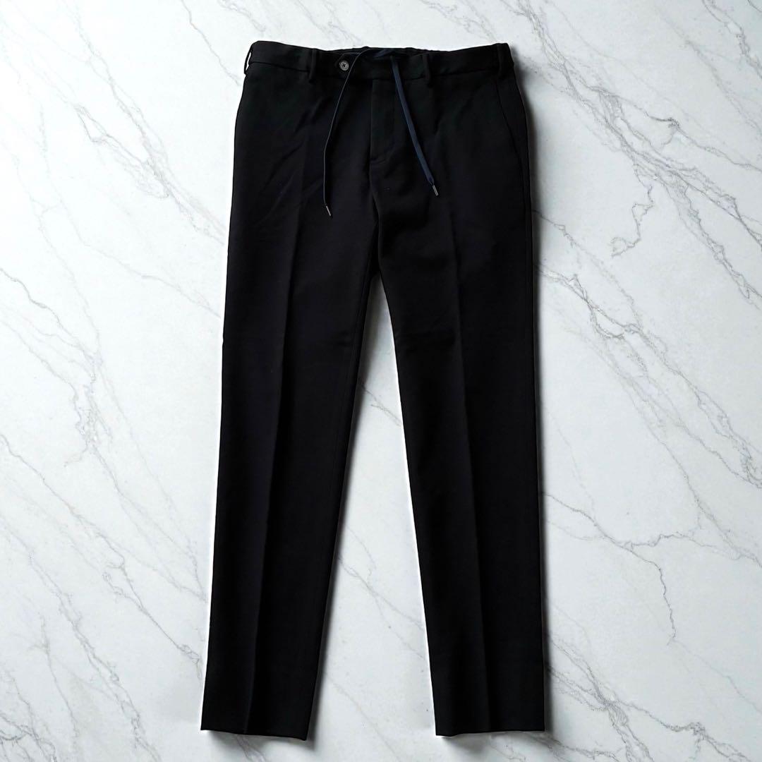 【極美品】PT TORINO TRAVEL ストレッチスラックス 黒 50 XL