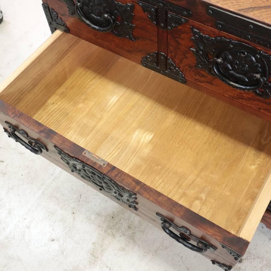 taishi 岩谷堂箪笥 NO.619 白鳥4号 II型 車付 車箪笥