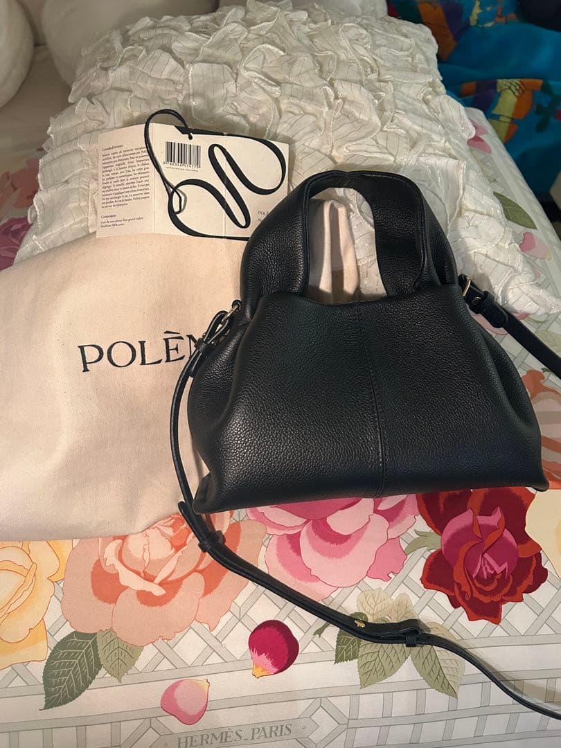 ポレーヌ　バッグ　黒　ミニ