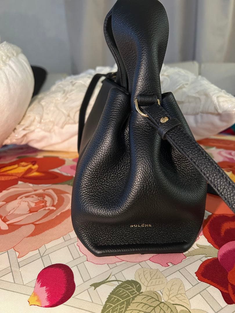 ポレーヌ　バッグ　黒　ミニ