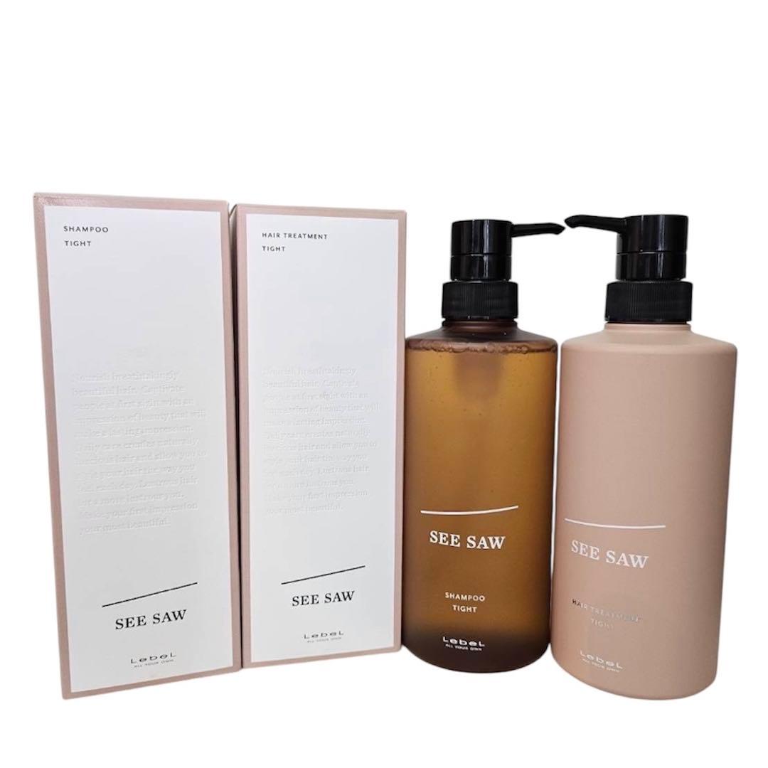 SEE/SAWシーソー Tタイト500mlセット販売/シャンプー&トリートメント