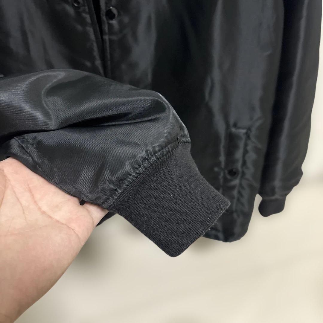 ブラック ナイロンボアジャケット M ハーレー　コーチジャケット　チャンピオン