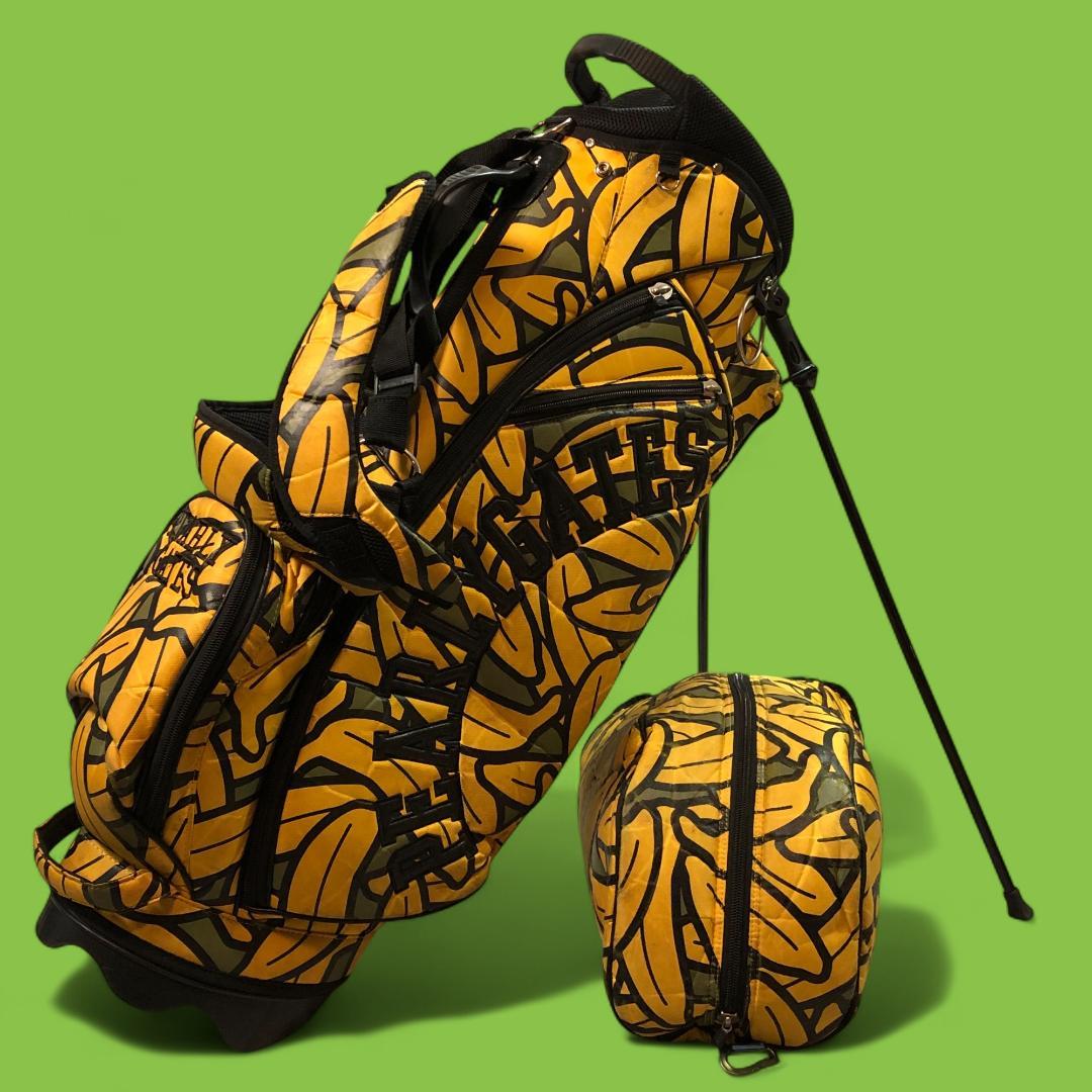 PEARLY GATES パーリーゲイツ スタンド付き キャディバッグ イエロー
