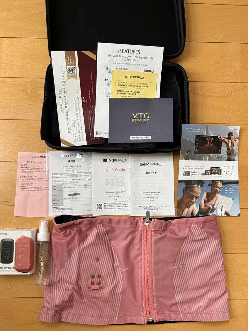 お買得★SIXPAD シックスパッド　コアベルト　 ピンク　Lサイズ