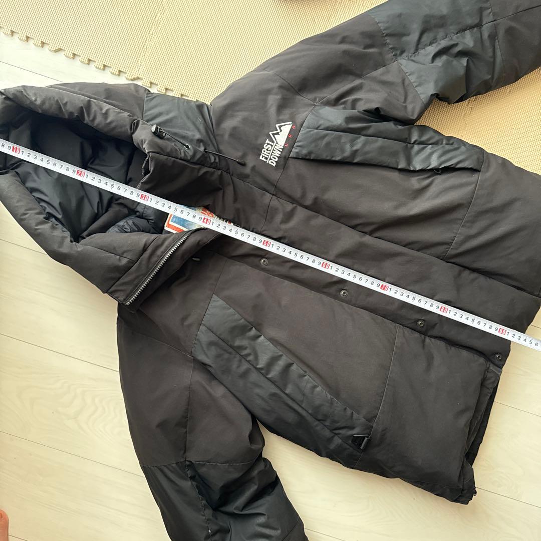 FIRST DOWN ブラック ダウンジャケット　M