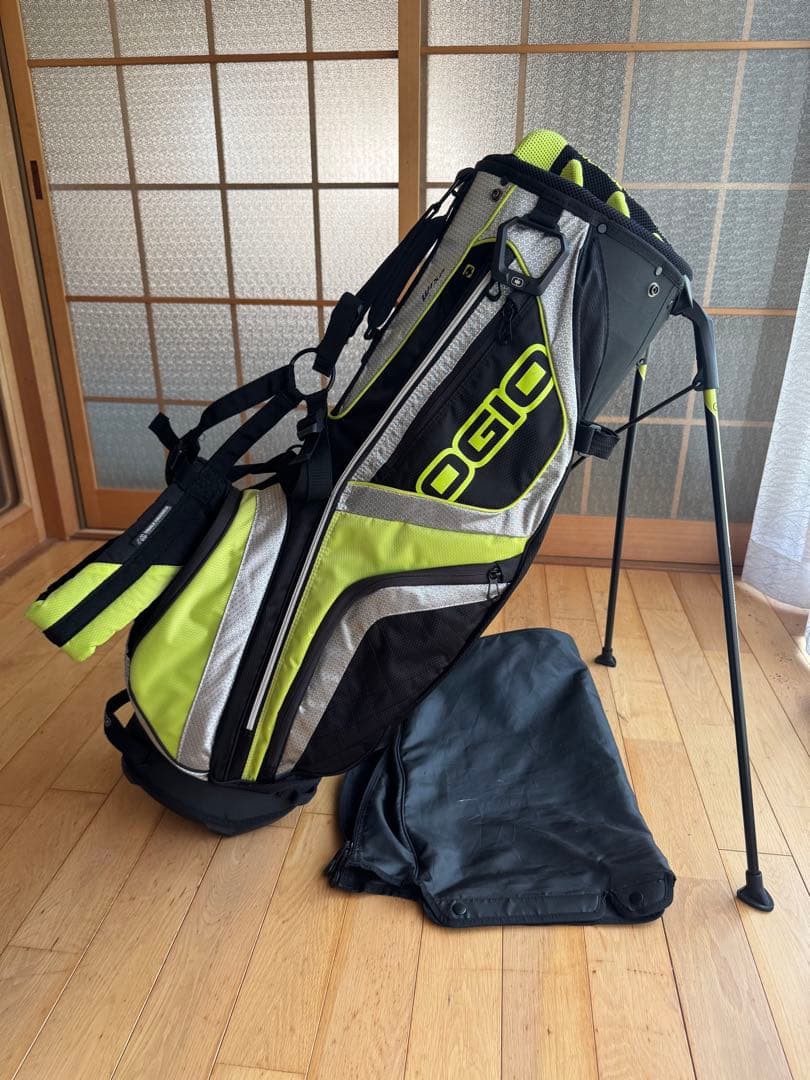 【美品！】OGIO キャディバッグ 8分割 ブラック・ライム