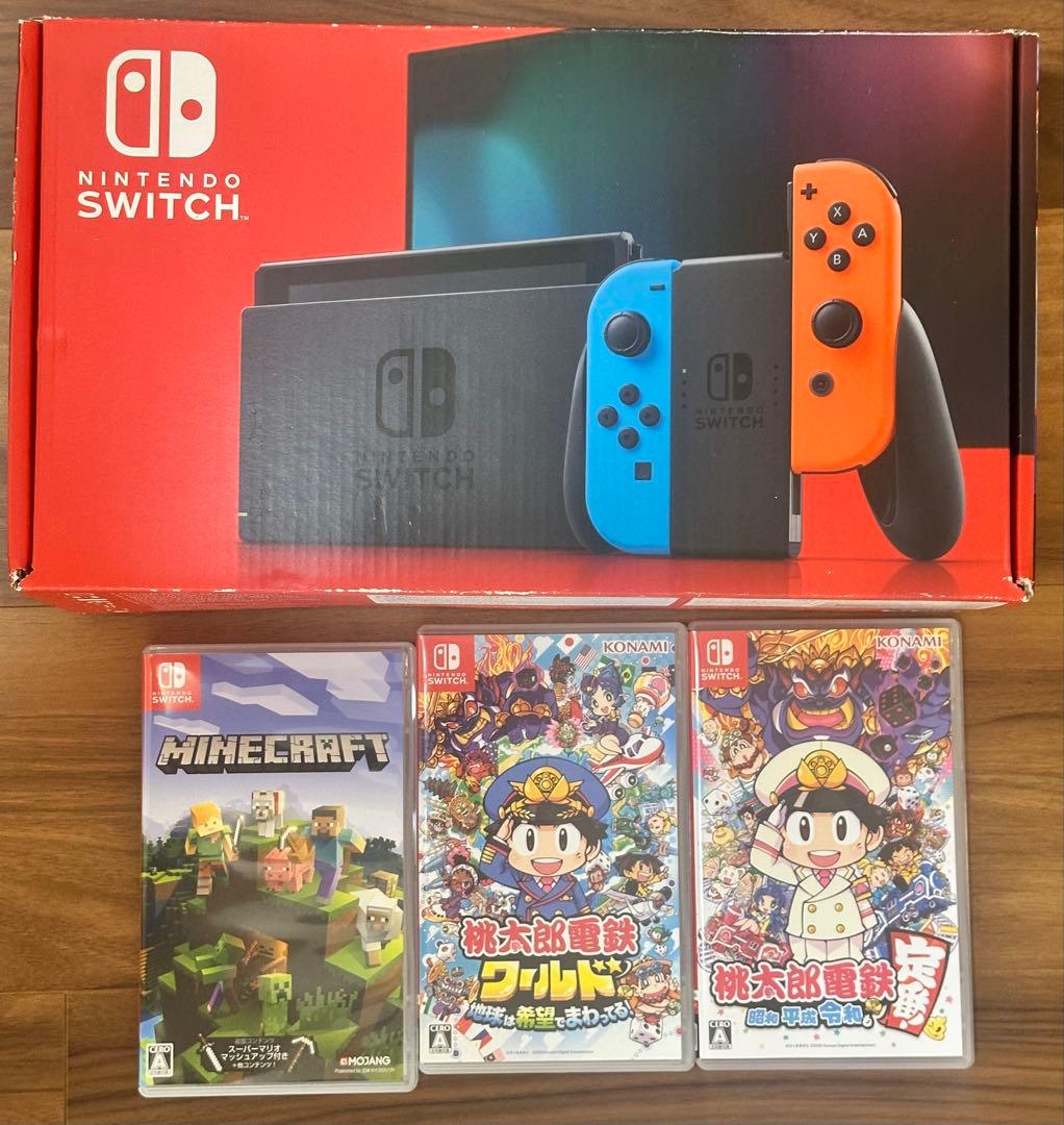 Nintendo Switch 本体 ／ ゲームソフト3本セット