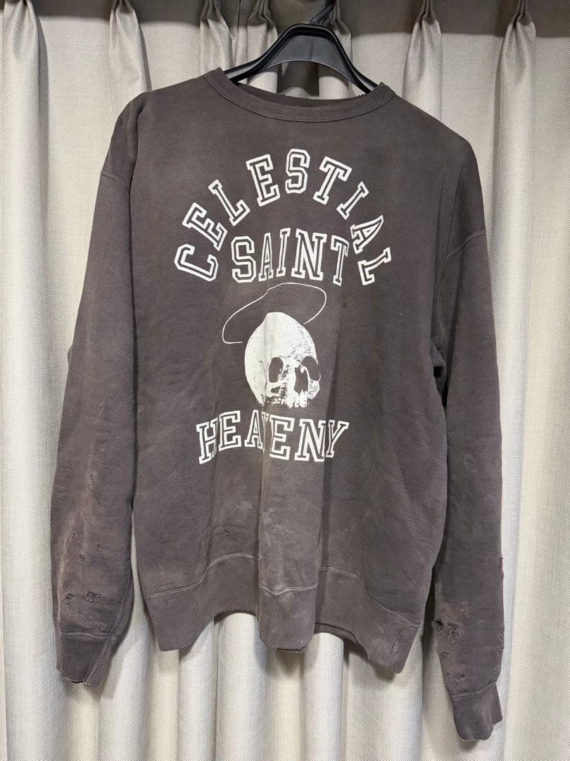 【極美品】SAINT MICHAEL セントマイケル スカル スウェット XL