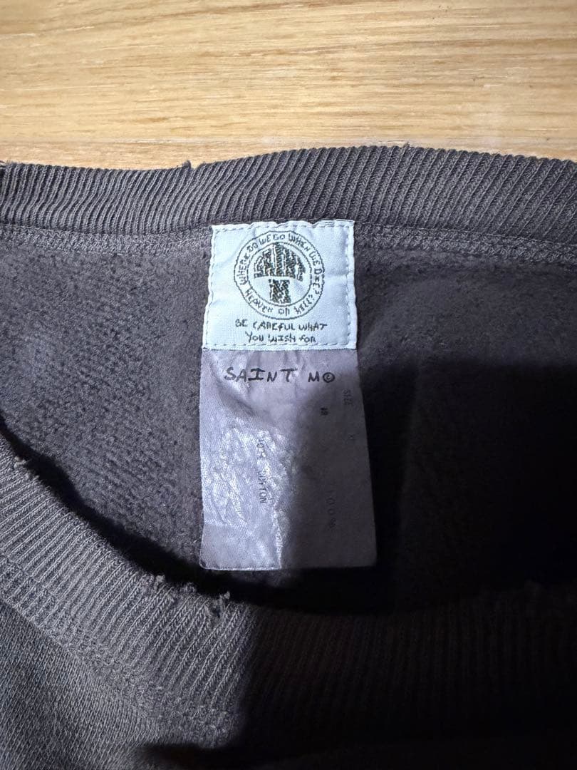 【極美品】SAINT MICHAEL セントマイケル スカル スウェット XL