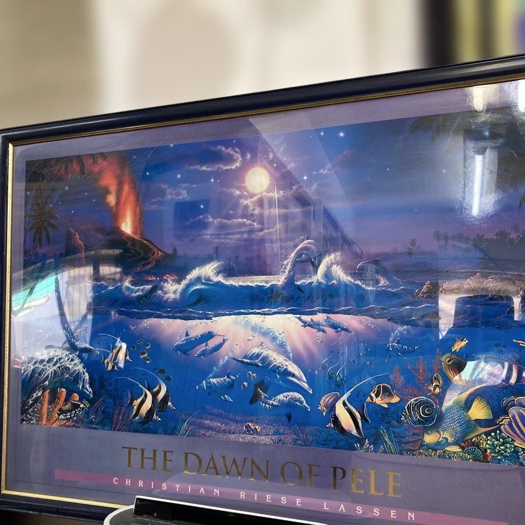 絵画 THE DAWN OF PELE CHRISTIAN RIESE LASSEN