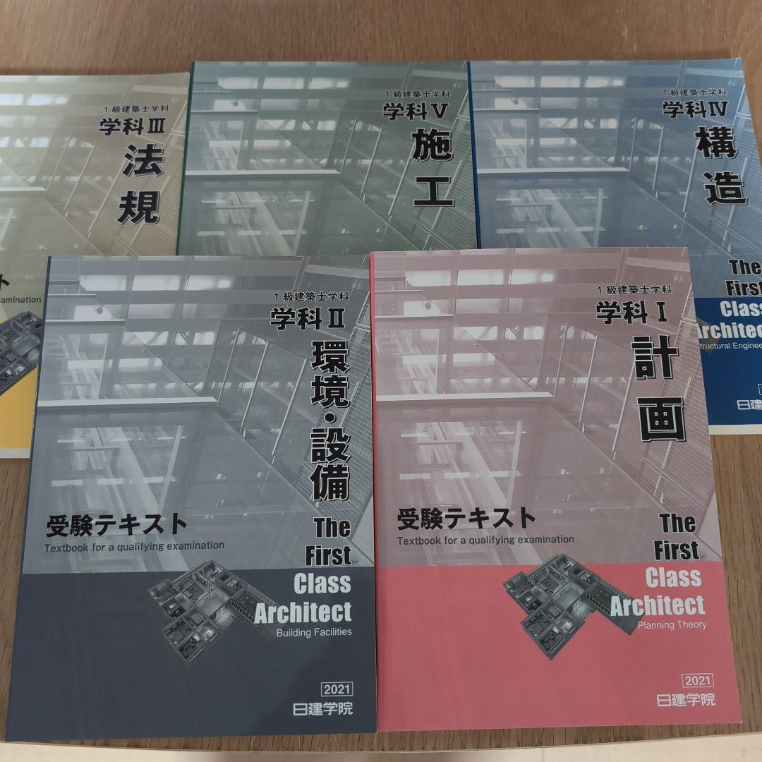 建築士試験対策テキストセット 2021年版