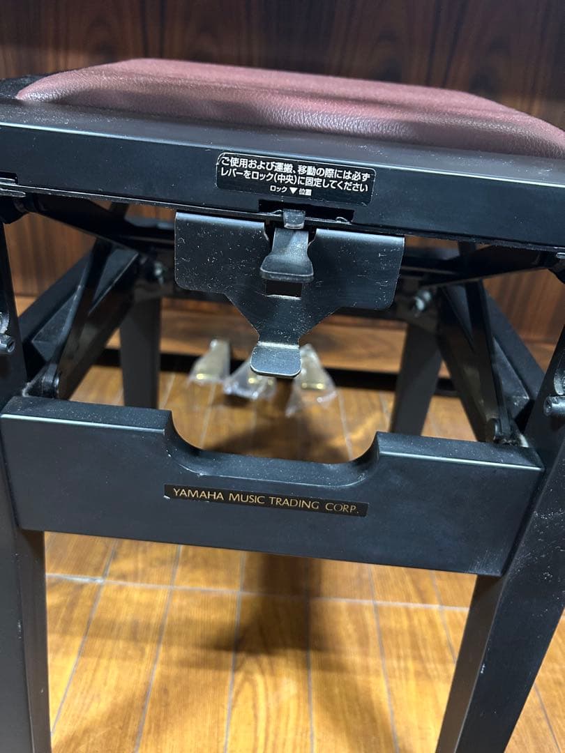 No.5A トムソン椅子 半艶塗装 ヤマハ ピアノ椅子　フェルト付き