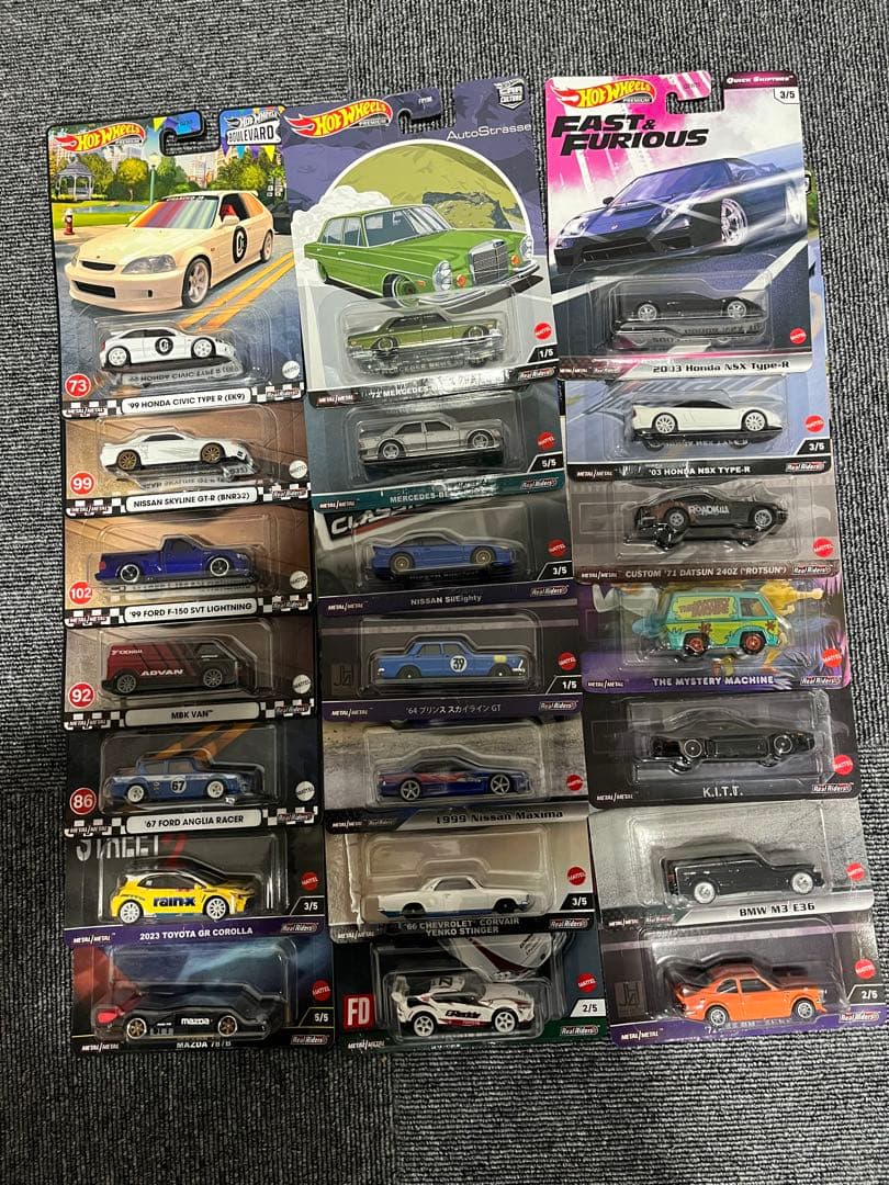 ホットウィール hot wheels プレミアム セット