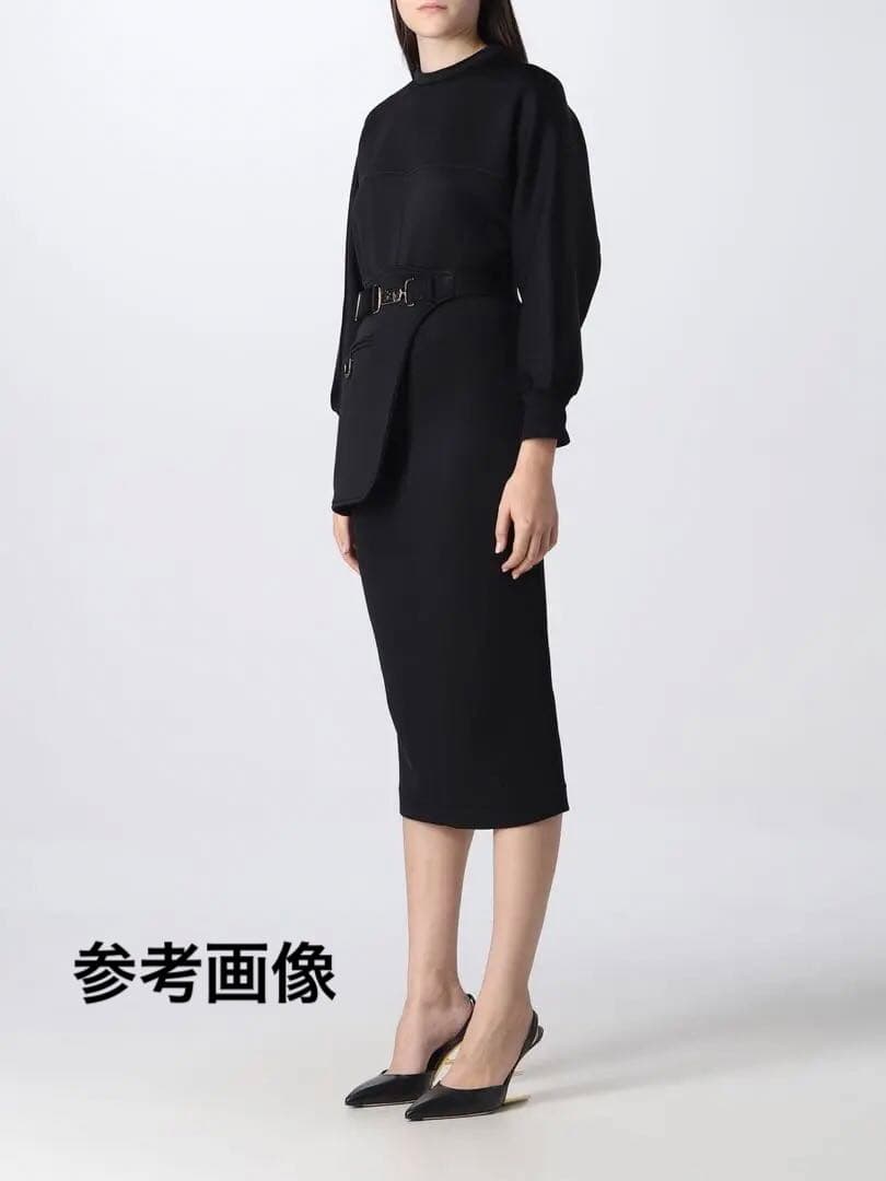 FENDI フェンディ O'Lock ドレス ワンピース46 シルク