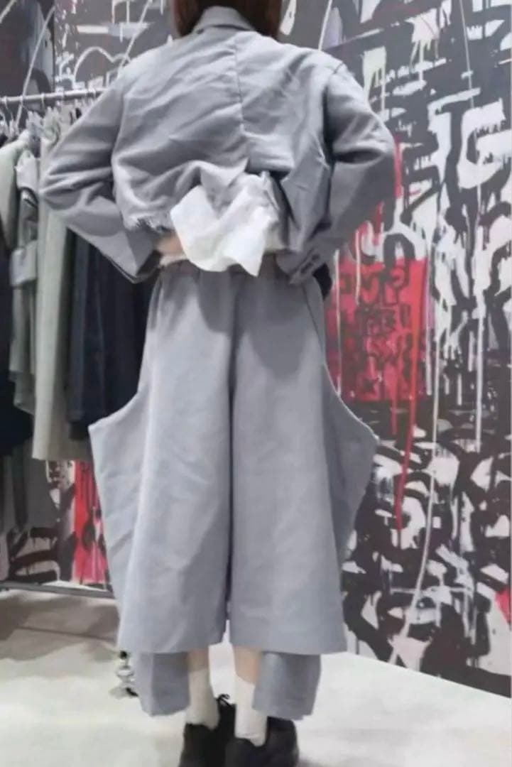 コムデギャルソン　23ss comme des garcons ワイドパンツ