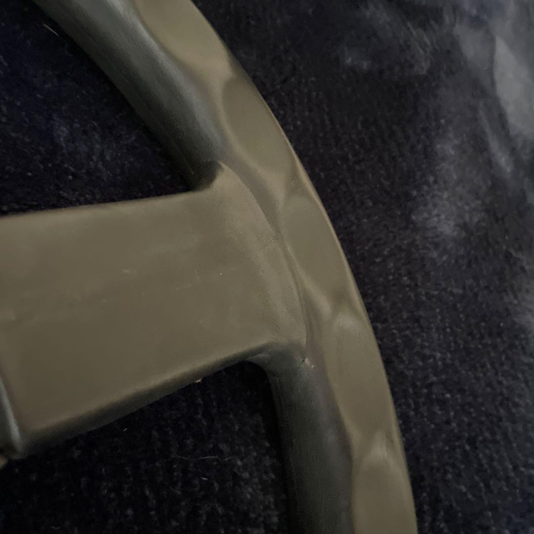 ELEGANZA ステアリング 3本スポーク ブラック　イタリア製