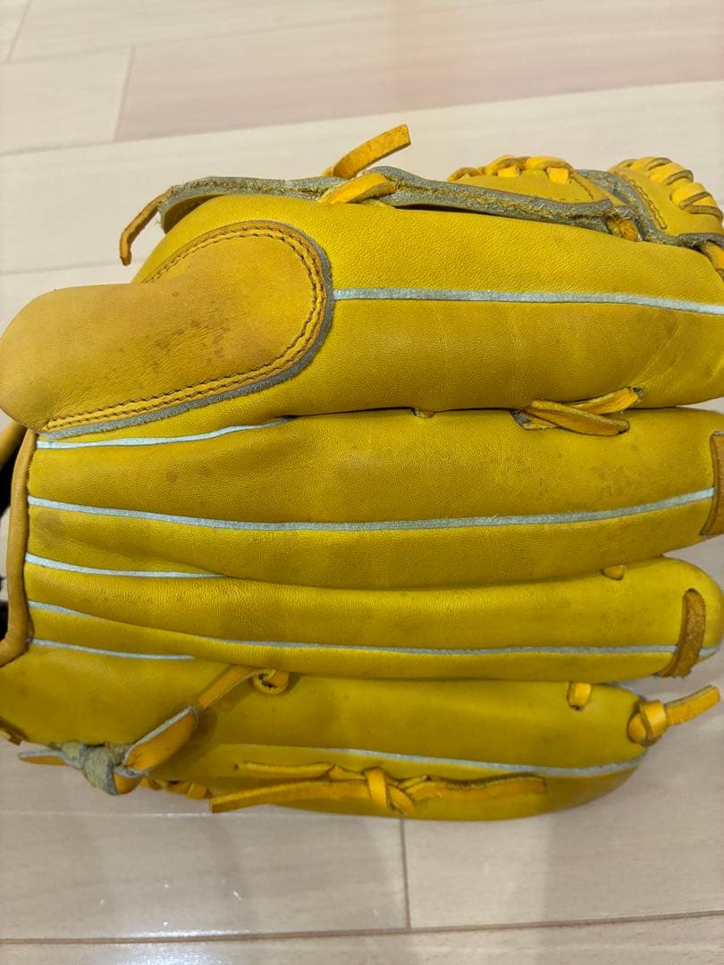 【即購入可】NIKE_軟式グローブ_左投げ_投手用_松坂大輔モデル_イエロー