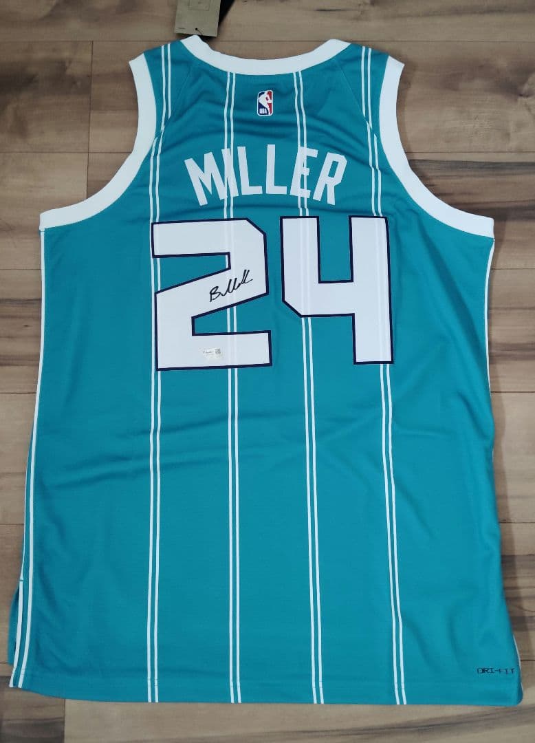 NBA ユニフォーム　ブランドン・ミラー　直筆サイン入り