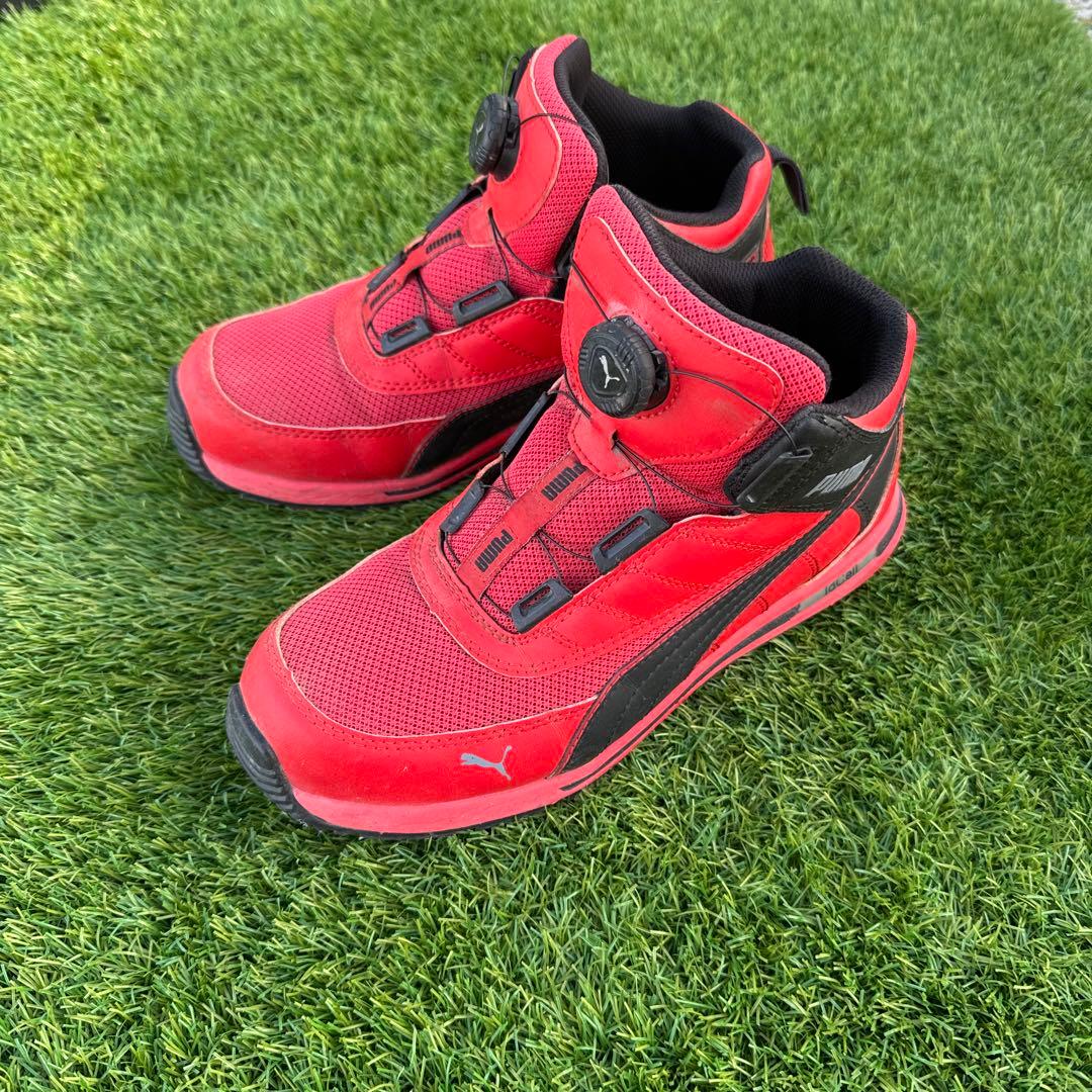 Puma BOA安全靴 レッド