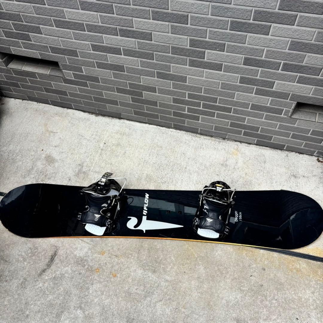 FLOW スノーボード 板 ビンディング Dagger 156cm ケース付き