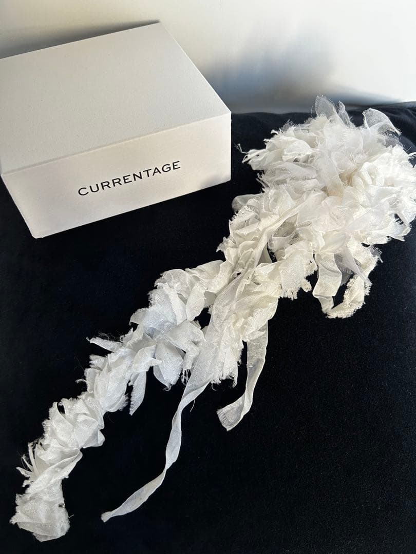 CURRENTAGE/カレンテージ 白コサージュ