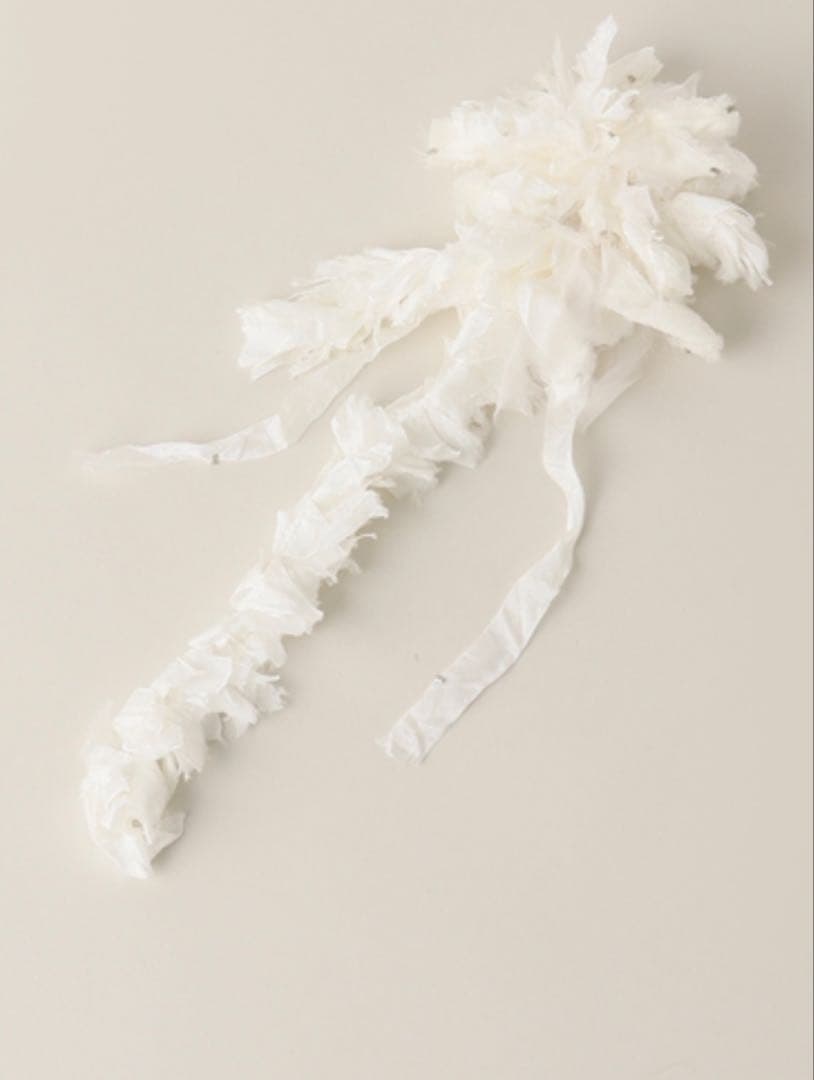 CURRENTAGE/カレンテージ 白コサージュ