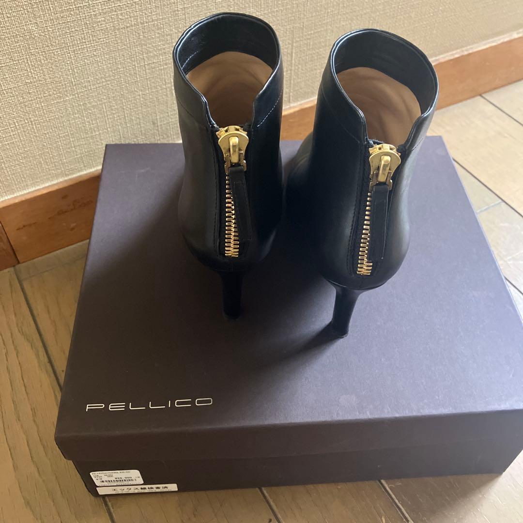 【一度だけ使用】PELLICO ショートブーツ TAXI 80 TR 35.5黒