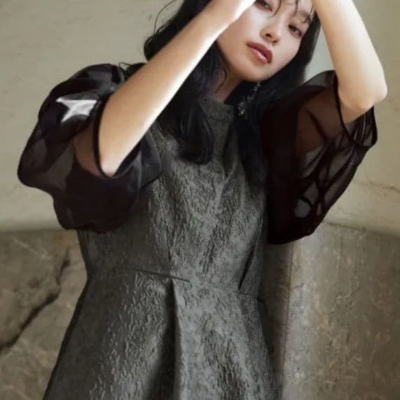 ★本日価格★ ルイルエブティック ジャガードドレス ワンピース 結婚式 お呼ばれ