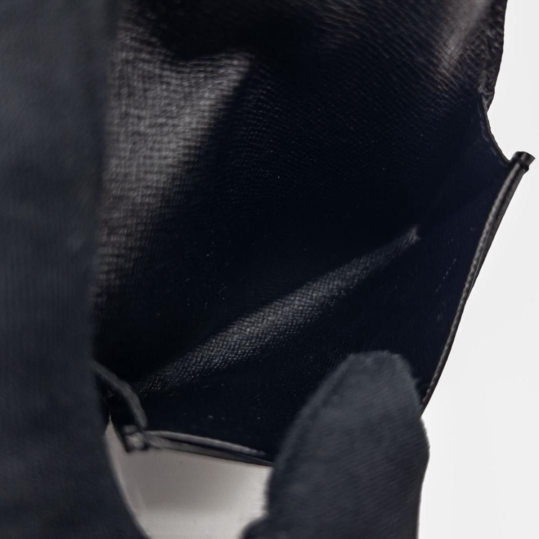 【極美品】ルイヴィトン　アンヴェロップカルトドゥヴィジット　名刺入れ　タイガ　黒