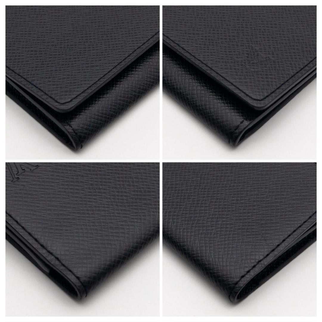 【極美品】ルイヴィトン　アンヴェロップカルトドゥヴィジット　名刺入れ　タイガ　黒