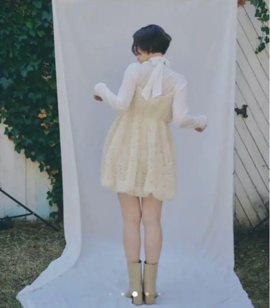 トップス NOTRE emor tulle mini dress