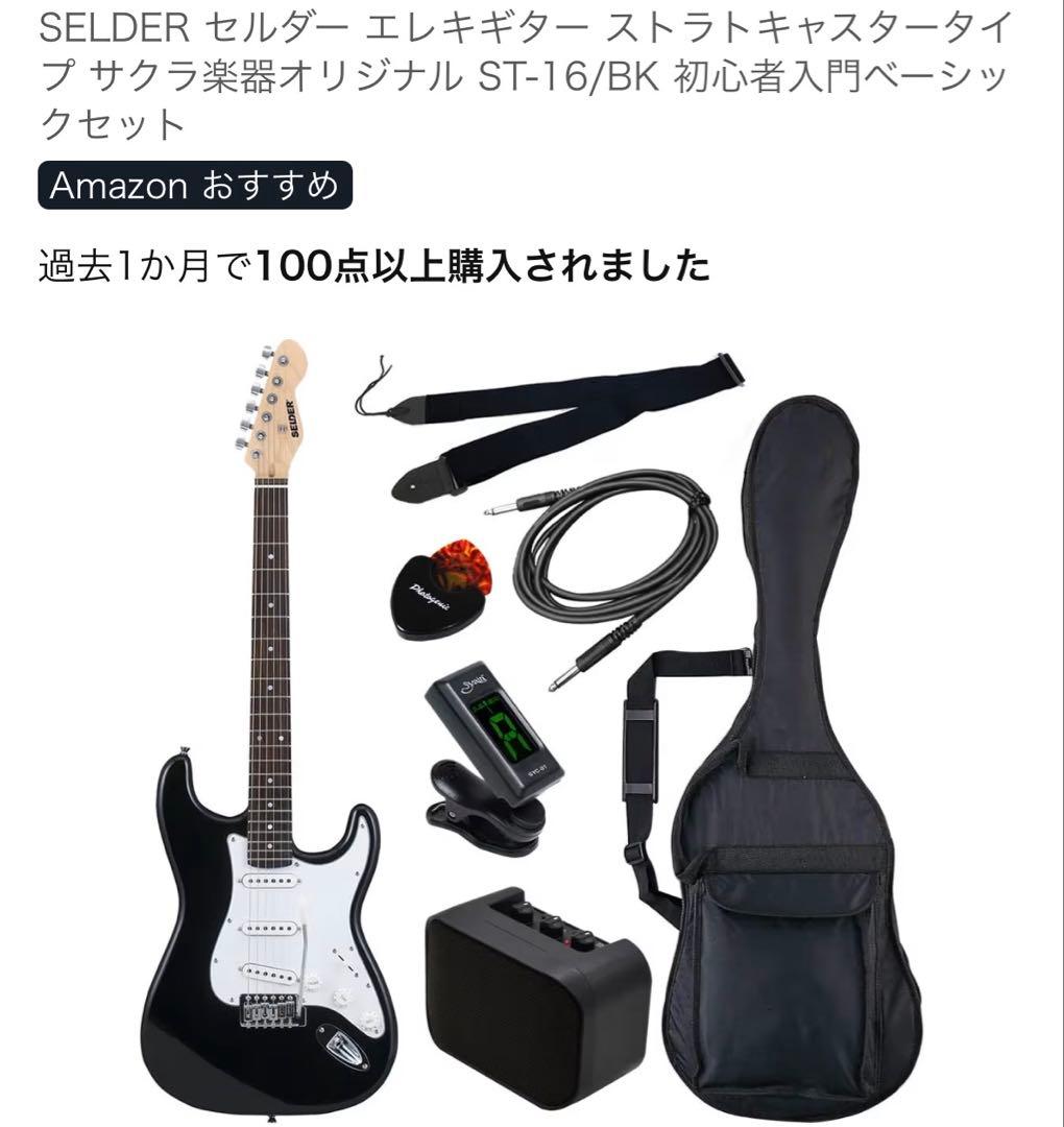 SELDER セルダーエレキギター サクラ楽器オリジナル 手渡し限定