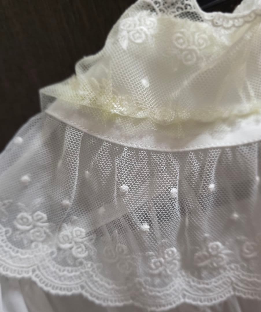 ベイビーザスターズシャインブライト シフォンベビードールブラウス オフ白 難あり