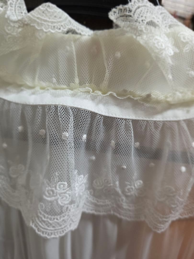 ベイビーザスターズシャインブライト シフォンベビードールブラウス オフ白 難あり